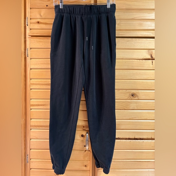 UNIPRO Men’s Black Elastic Cuff Sweatpants with Drawstring Waist, Size S - Picture 1 of 8